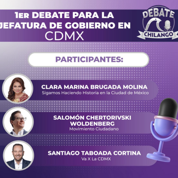 Debate chilango en CDMX será moderado por periodistas: Blanca Becerril y Víctor Hugo Michel